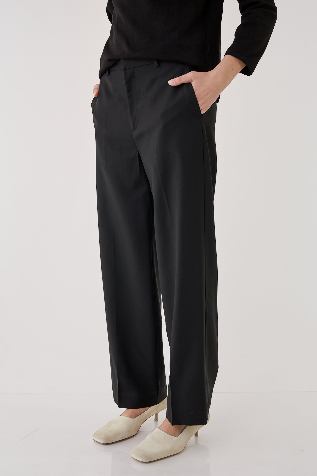 Roger wool silk trousers