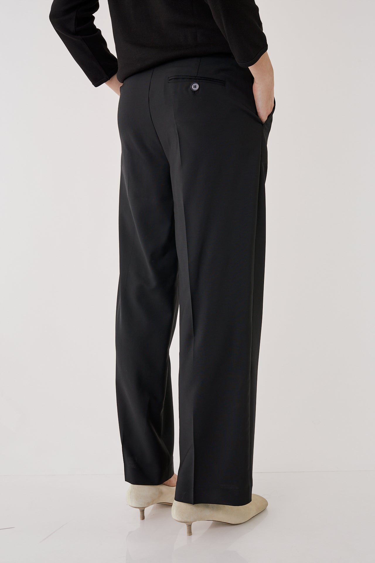 Roger wool silk trousers