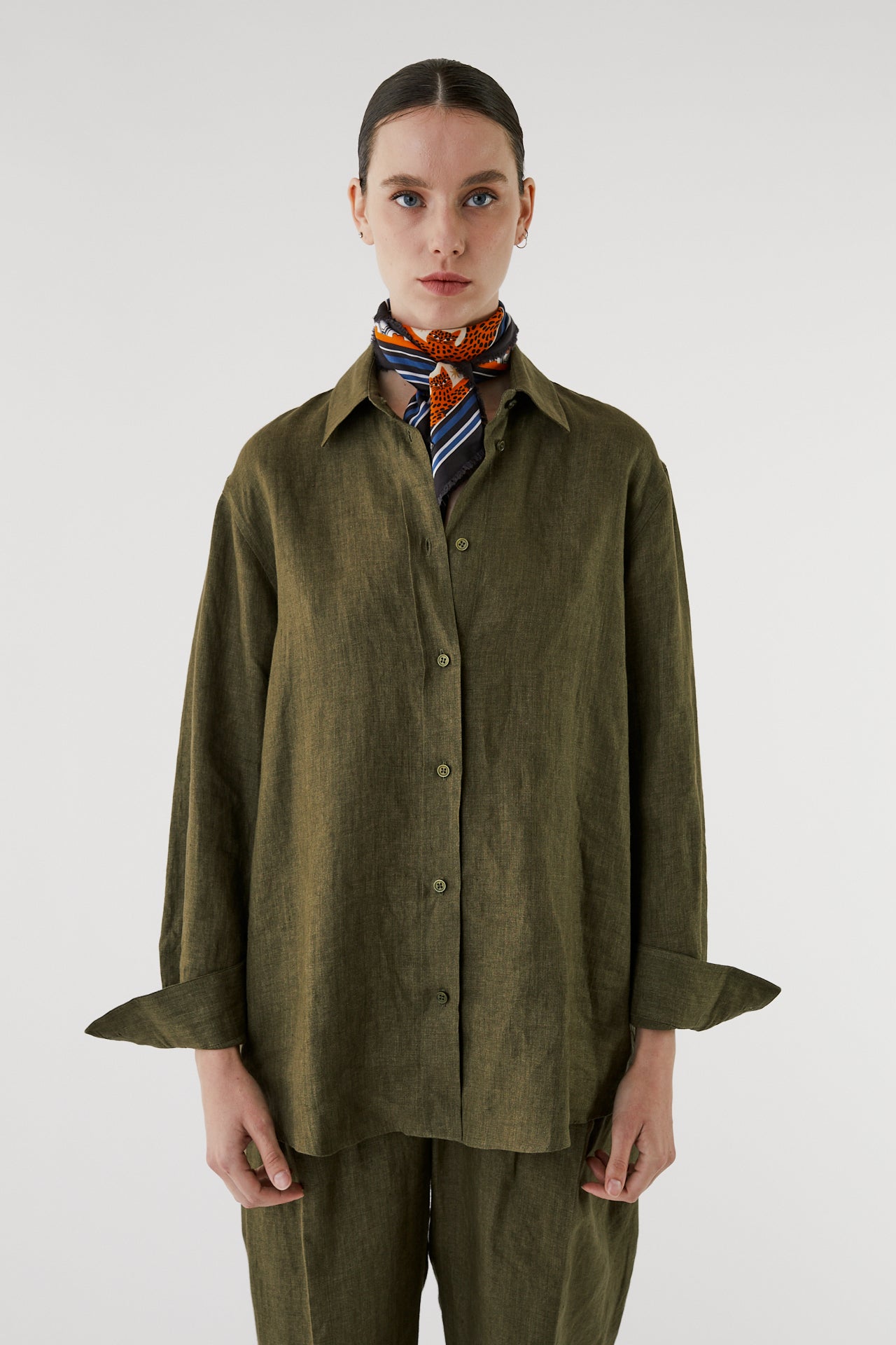 Pino linen classic Button shirt