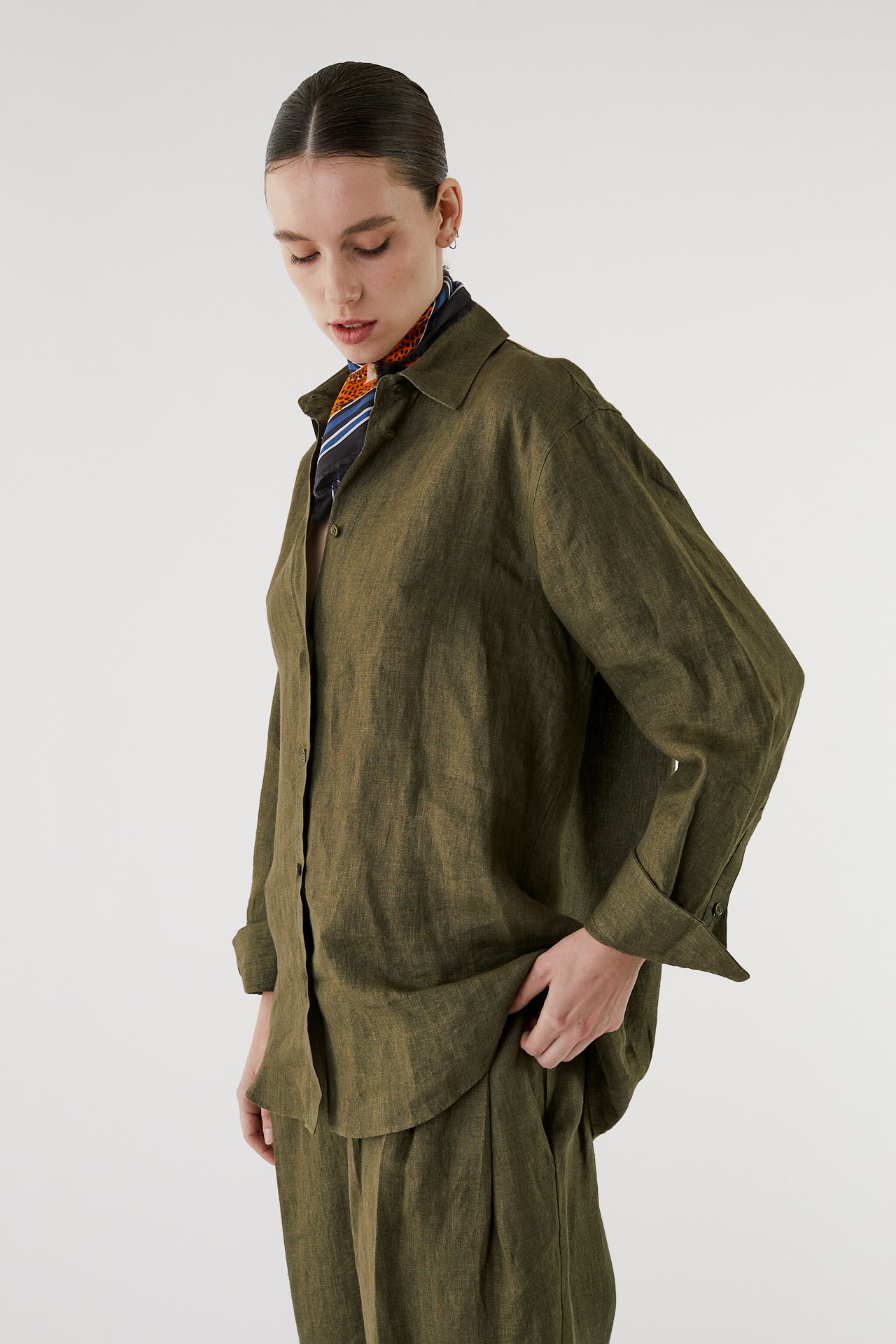 Pino linen classic Button shirt