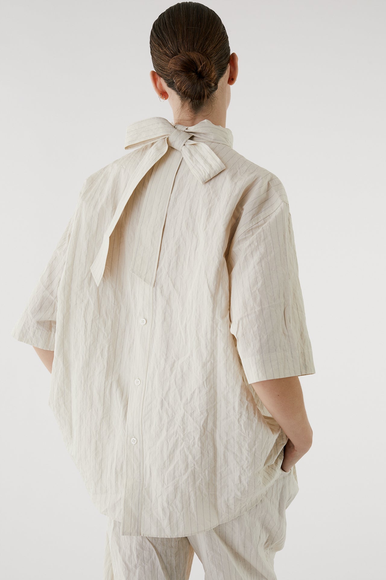 Caroline tie neck shirt