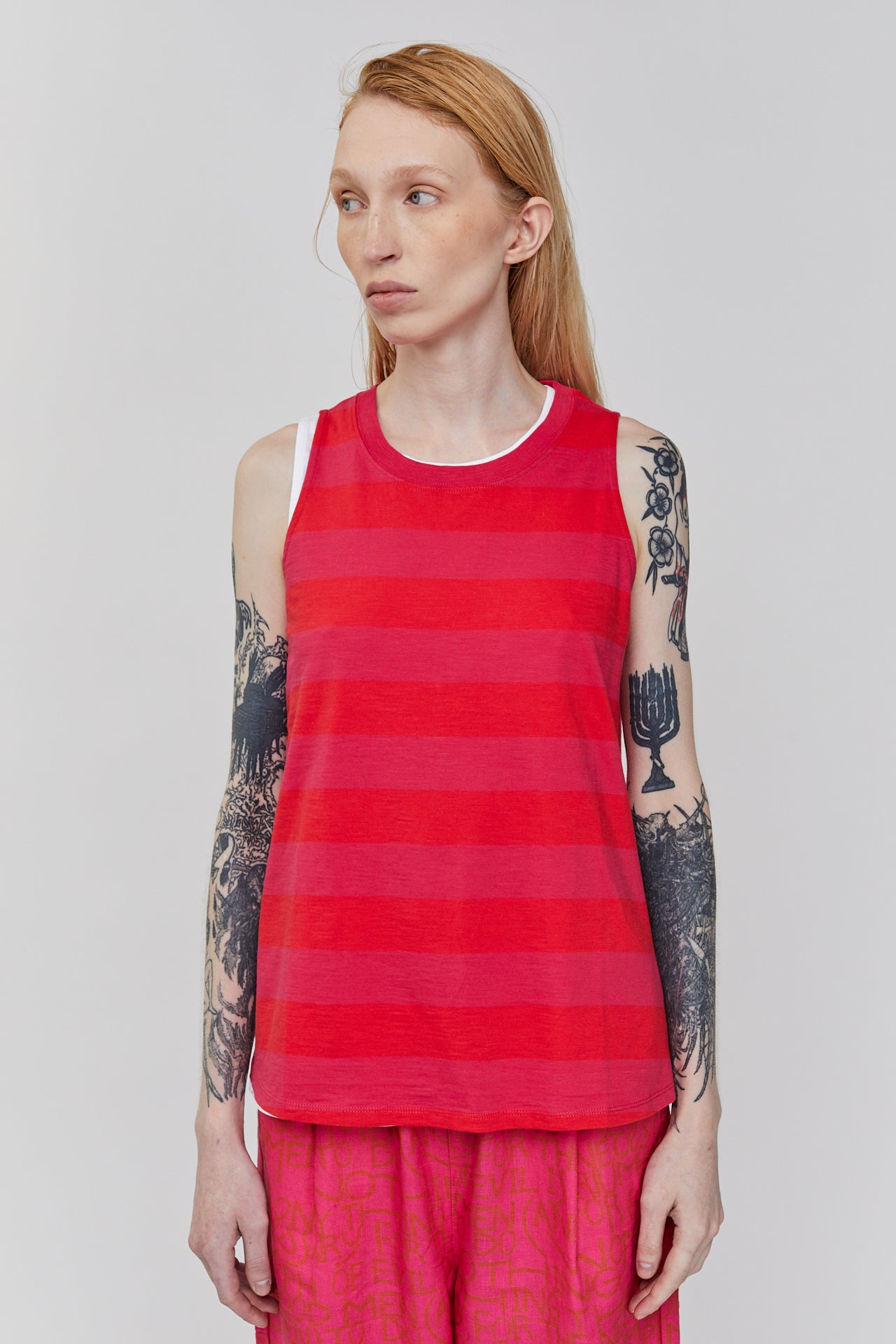 PINK STRIPES SEM TANK