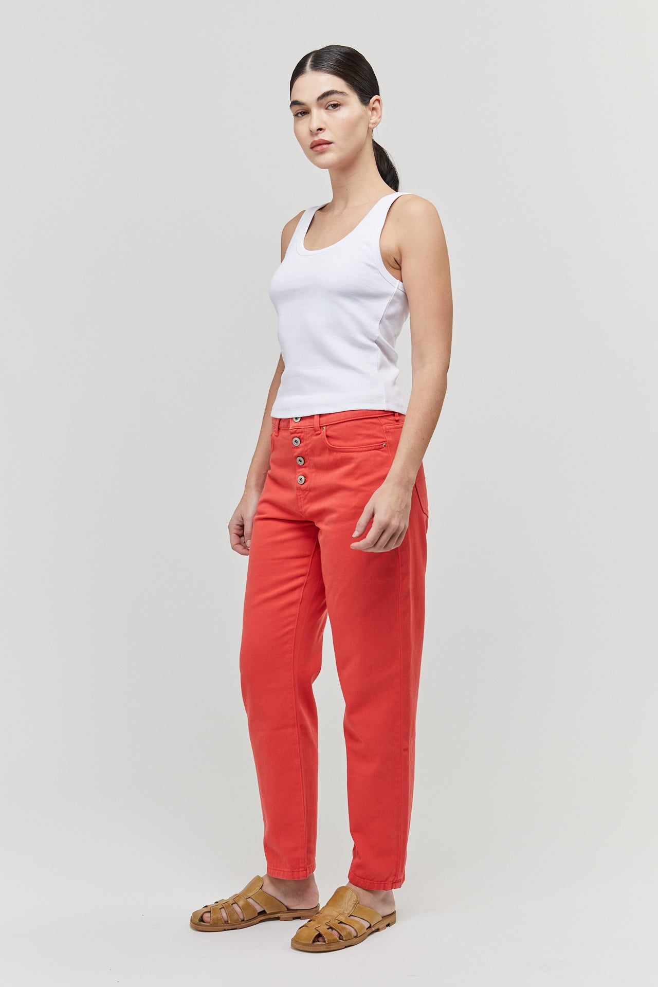 RED SHARON PANTS