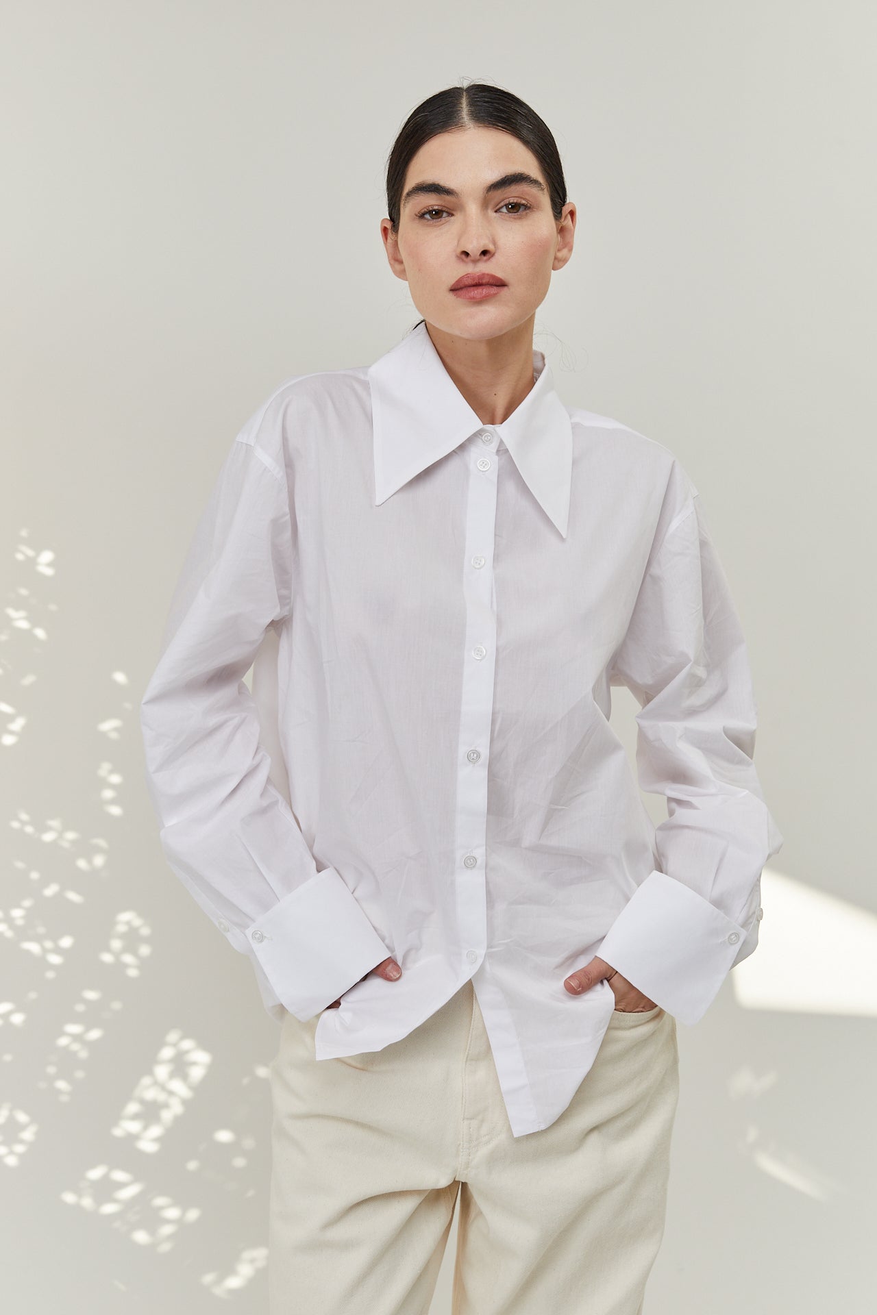 BUTTON-UP POINT SHIRT