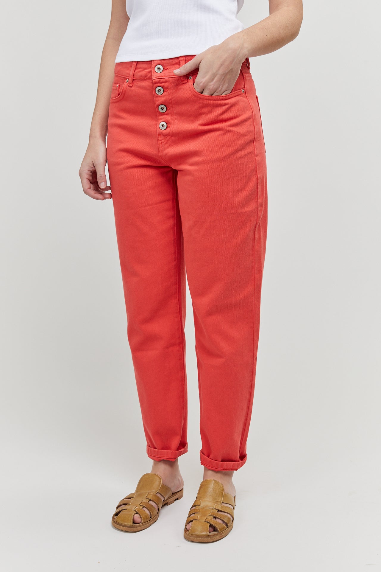 RED SHARON PANTS