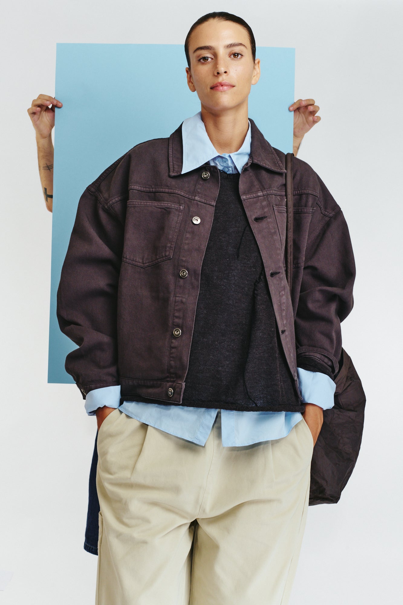 BROWN JOAN JACKET