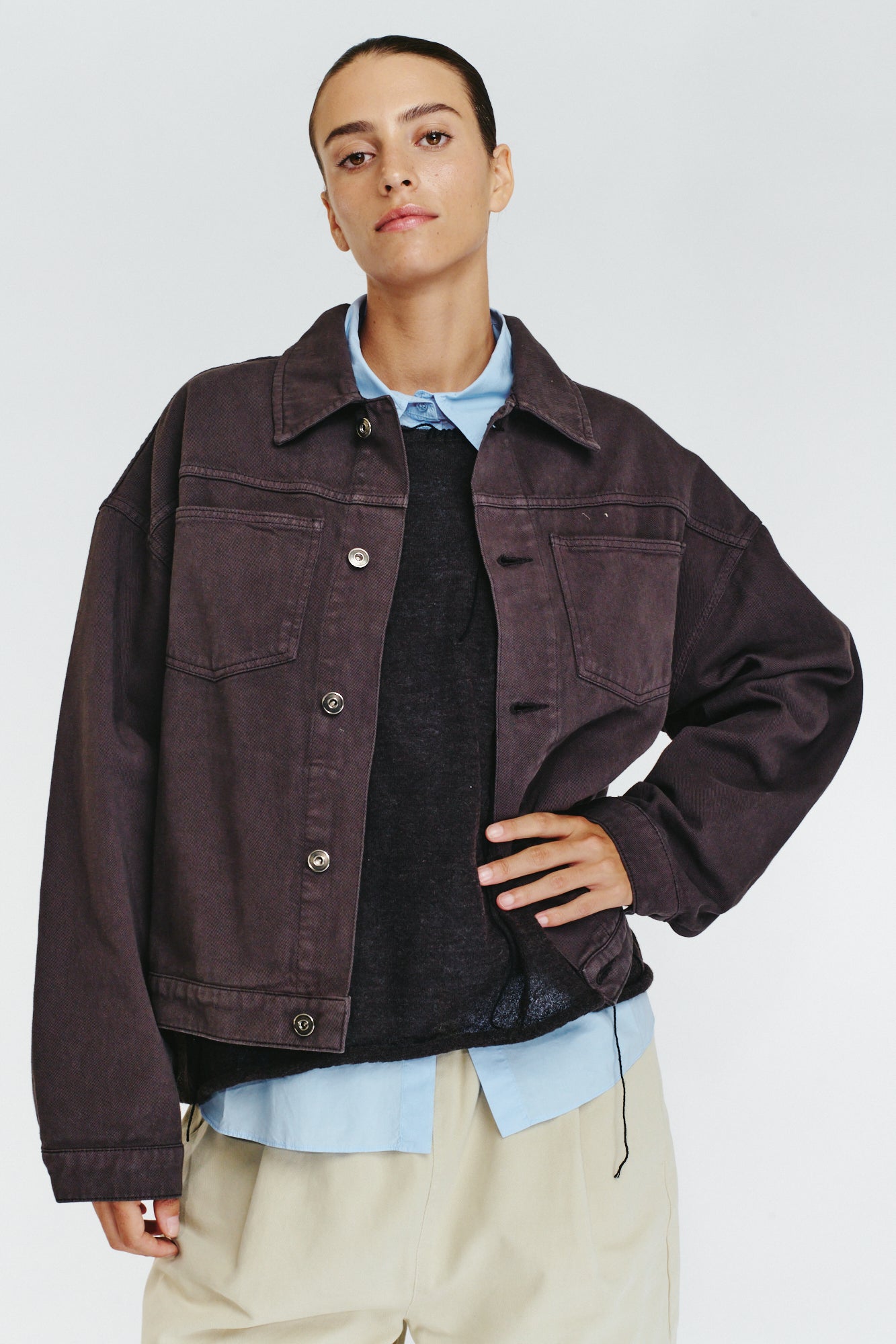 BROWN JOAN JACKET