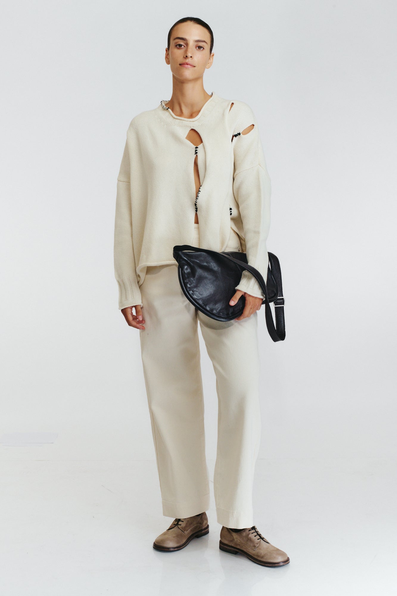 ECRU BUTLER  PANTS