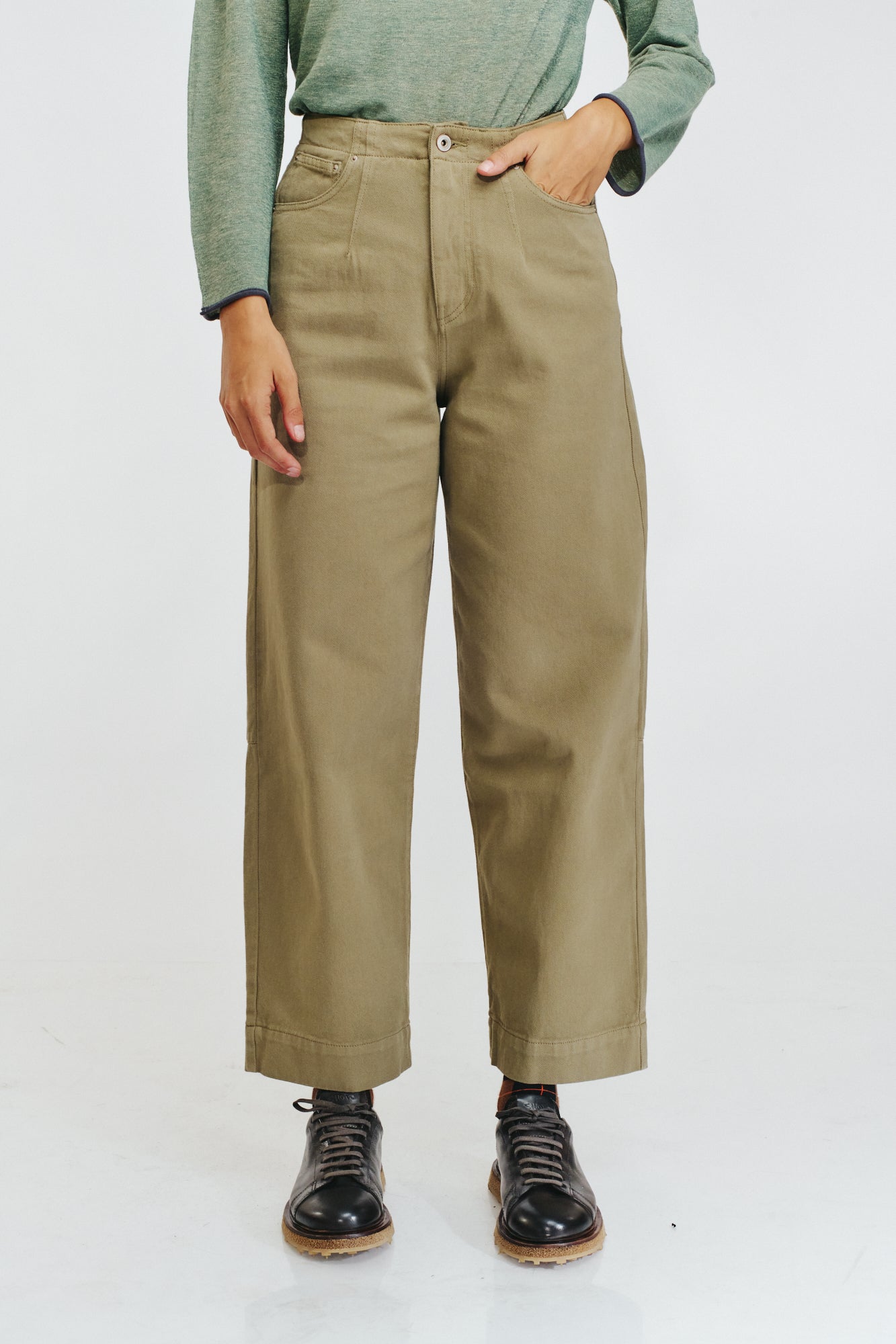 DUSKY GREEN   BUTLER  PANTS