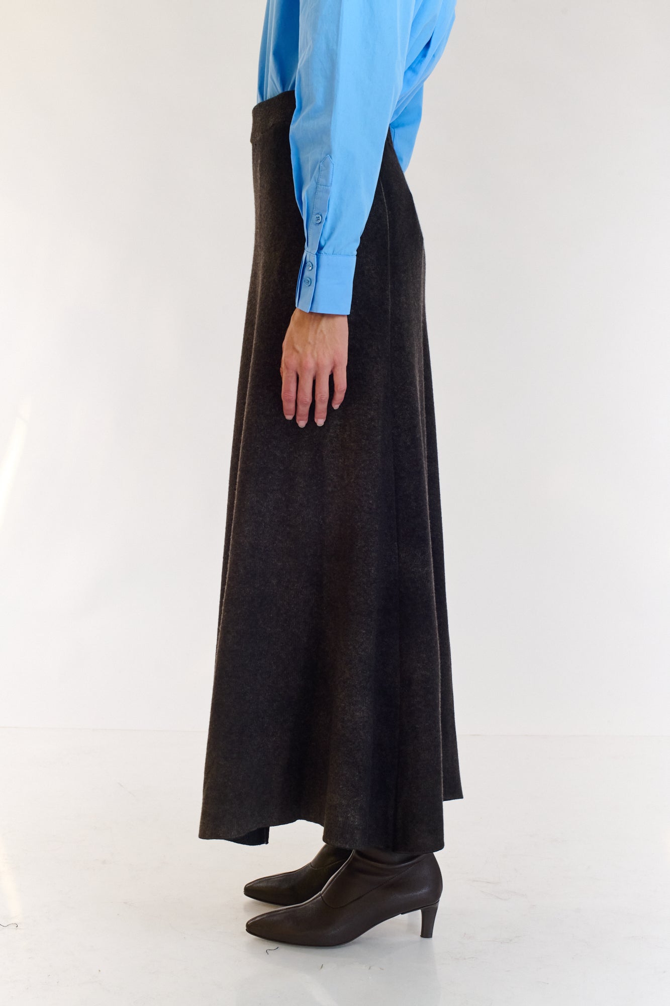 חצאית סריג Gaya שחורה