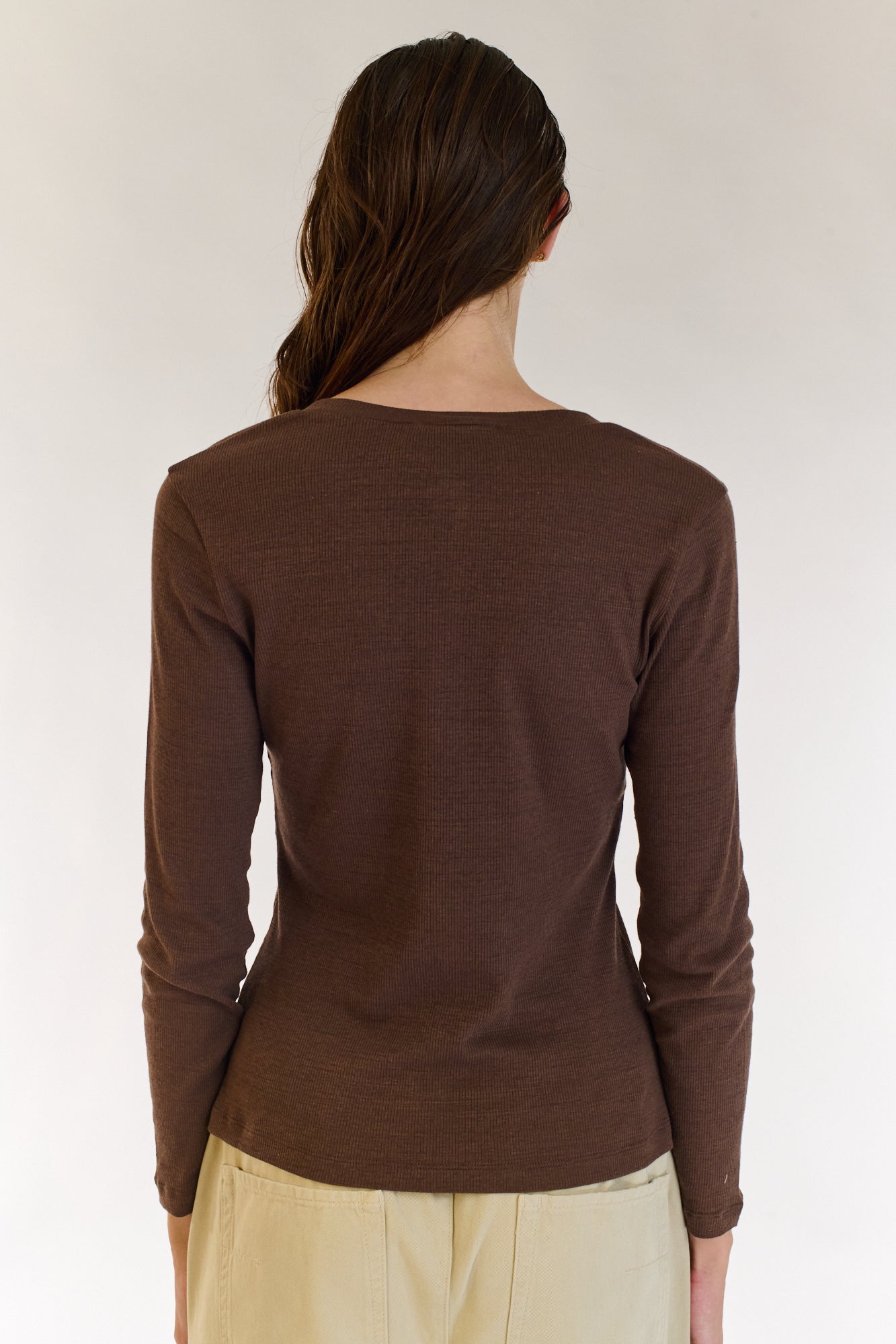 BROWN KAY T SHIRT