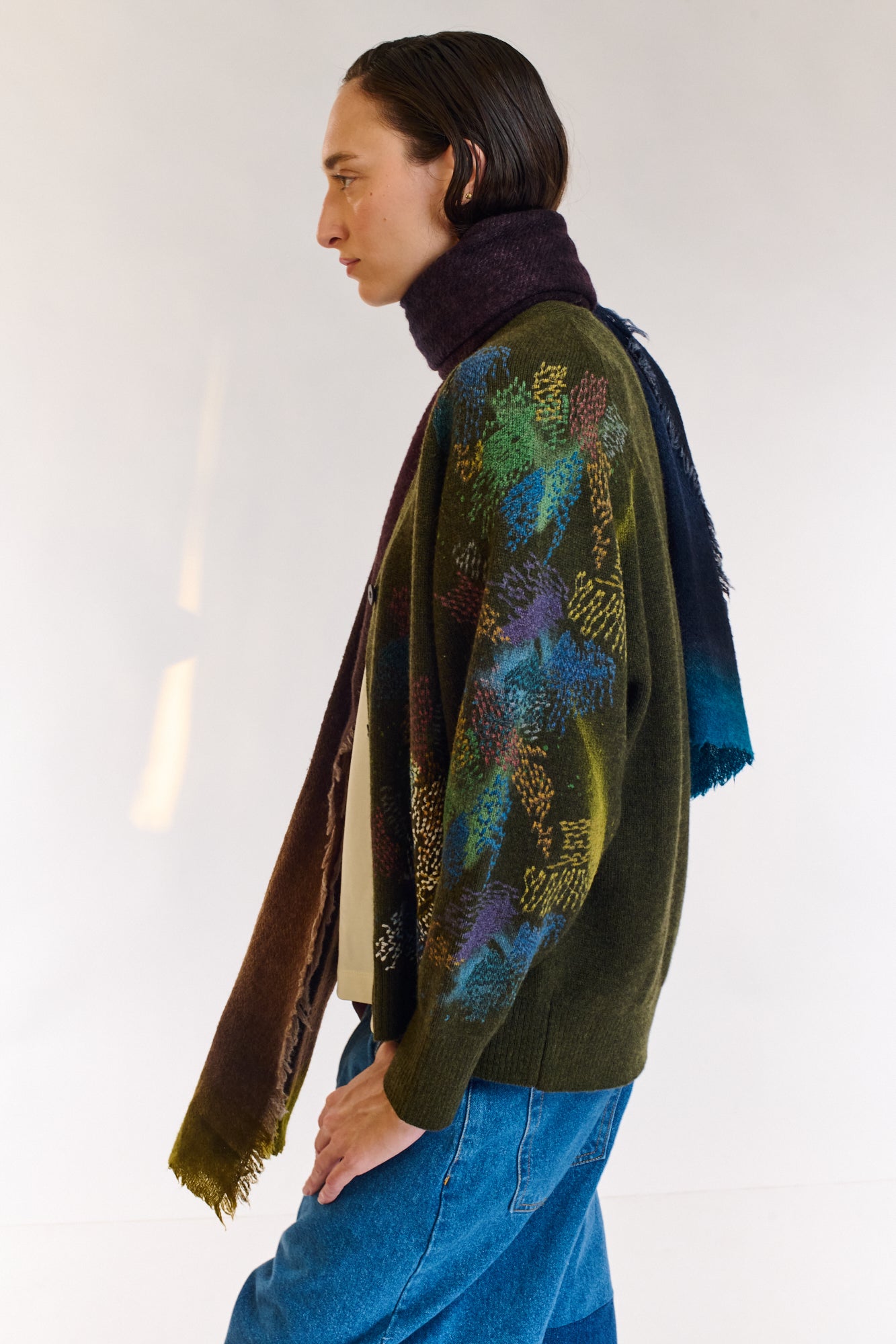 סריג קשמיר Mila ירוק