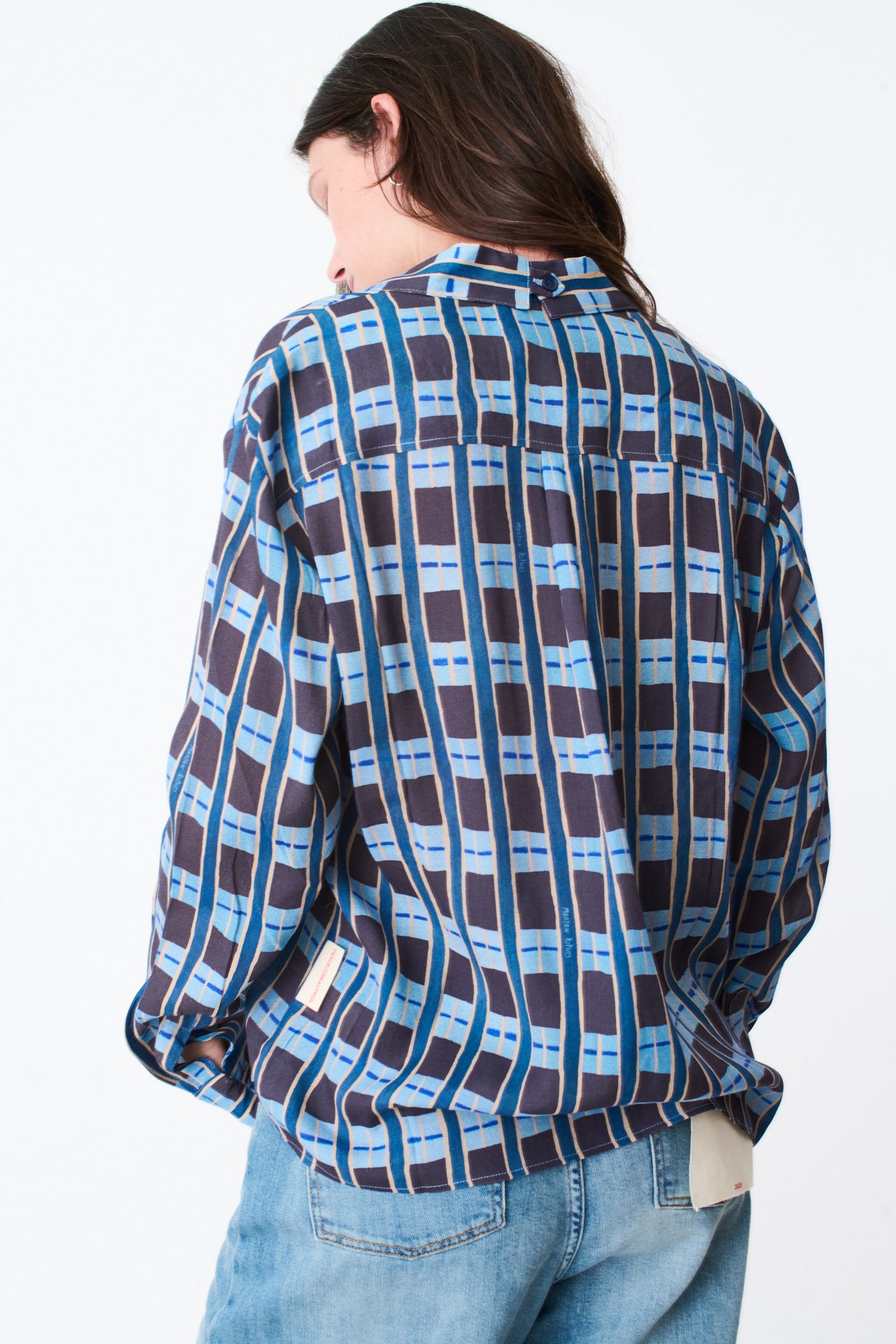 BLUE PRINTED LIV SHIRT