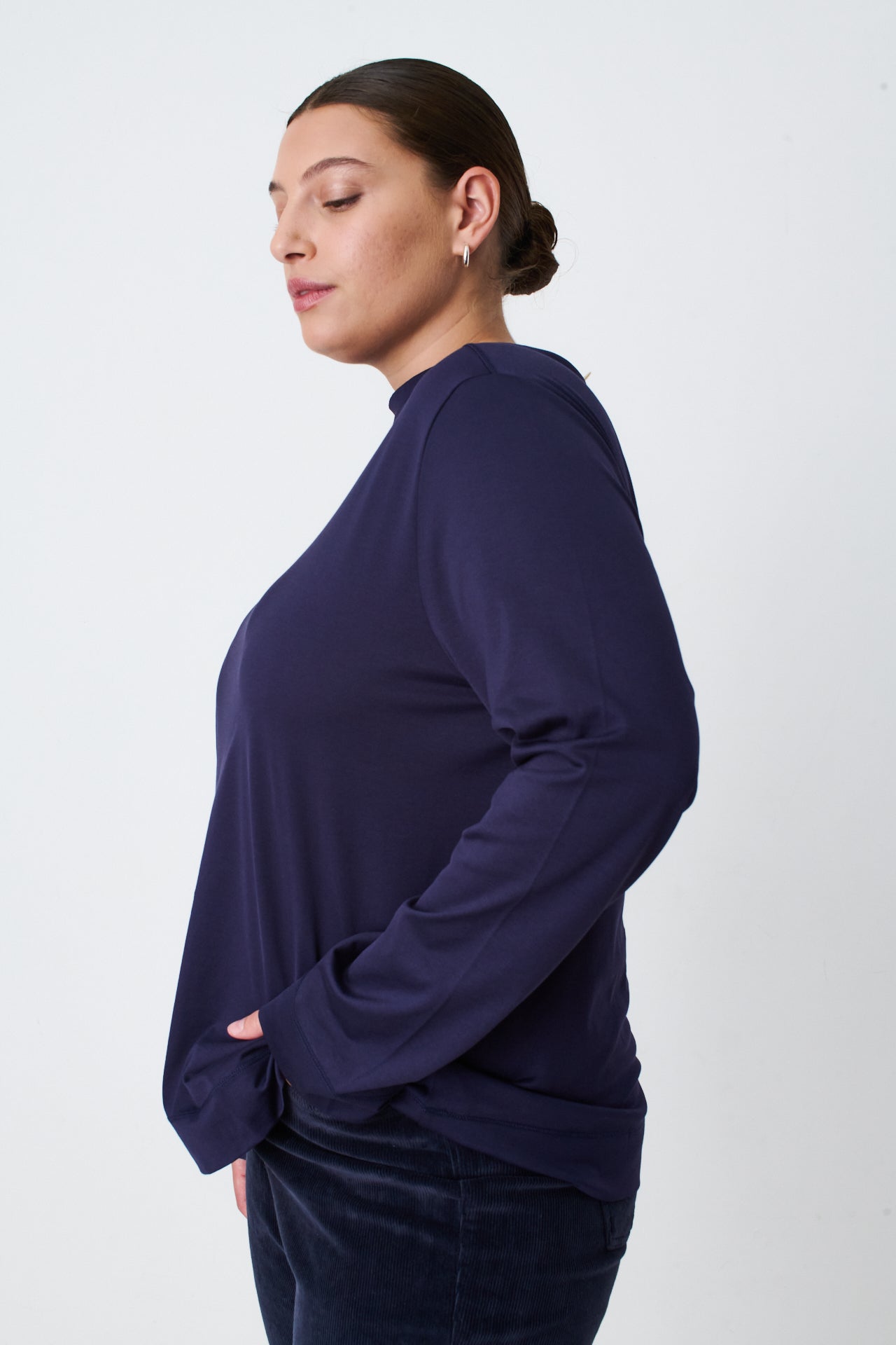 NAVY CHRISTINE SHIRT