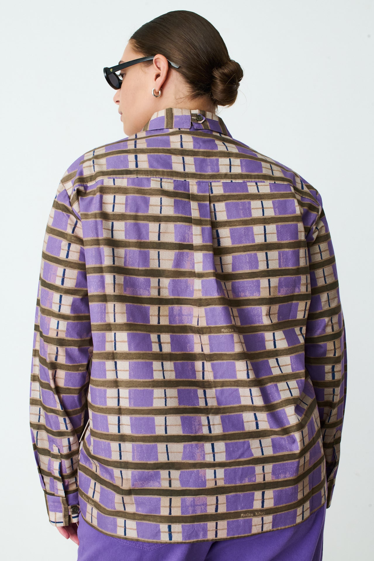 PURPLE PRINTED LIVE SHIRT