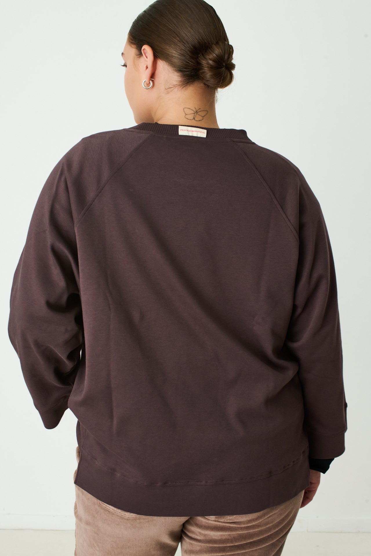 BROWN ATHLETE TOP